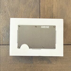 Ridge Metal Wallet in Gunmetal